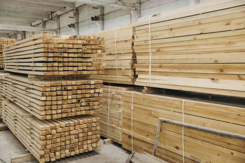 A photo of machinery belonging to Somers Lumber and Manufacturing lumber service.