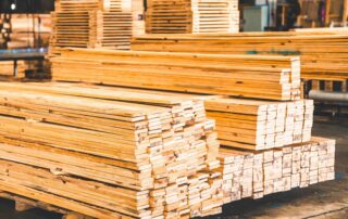 A photo of a stack of lumber at Somers Lumber, who provides quality lumber near me in Iredell County North Carolina.